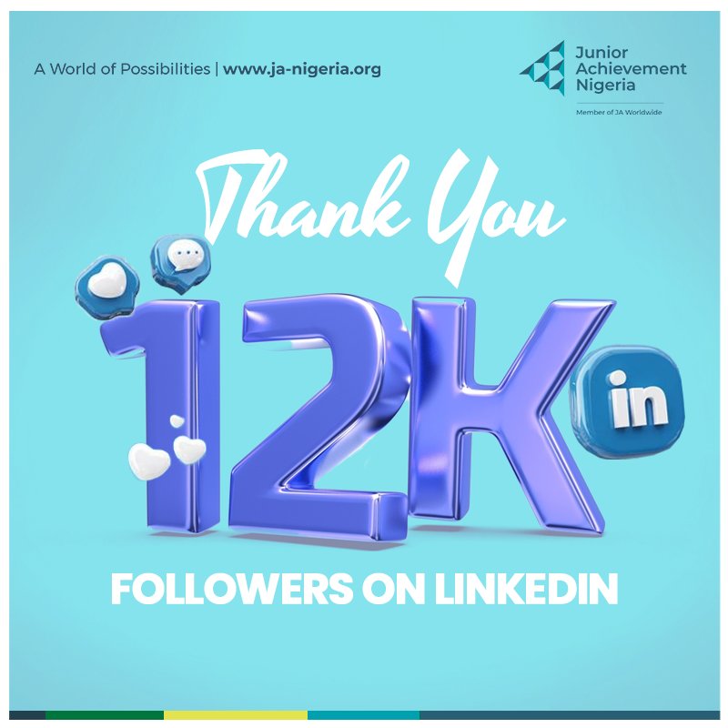 JANigeria's tweet image. We are grateful for the incredible journey with 12k amazing LinkedIn connections! 🙏🎉 

Let's continue to inspire, learn, and grow together. Thank you for your support! 🚀👥 
.
.
.
#12kFollowers #LinkedInCommunity #DigitalLiteracy #FinancialLiteracy #WorkReadiness