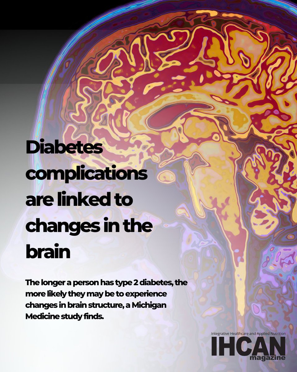 IHCANmagazine's tweet photo. Diabetes complications are linked to changes in the brain.
Read the full article in our September issue (page 62).
Start your subscription 👉 https://t.co/OBoFyVitsx
#integrativehealth #nutritionaltherapy #appliednutrition #personalisednutrition #ihcan #nutrition https://t.co/eJw18tvmsY