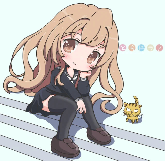 大河ちゃんまとめ～(=゜ω゜)ノウニャンコほかの絵が進んでいないのです～昨日は作業しようとしていて椅子に座りながら寝ていたという...ヾ('▽`*)ゝドスコイ#逢坂大河 #とらドラ #絵柄が好きっていう人と繋がりたい 