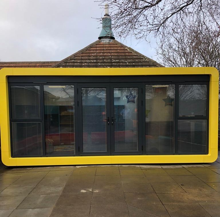 Our library pods come fully furnished in a style that’s both practical and inviting- creating a space where all children will be enthused and engaged.  
#education #schools #TEACHers #SchoolLife  #Students #SEND #learningspace #classroom  #library #readingisfun #books #libraries