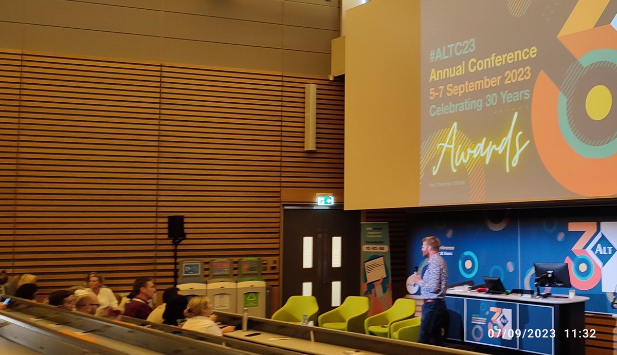 The #altc23 winners are about to  share their successful stories. <a href="/CTLOxford/">Centre for Teaching and Learning</a>