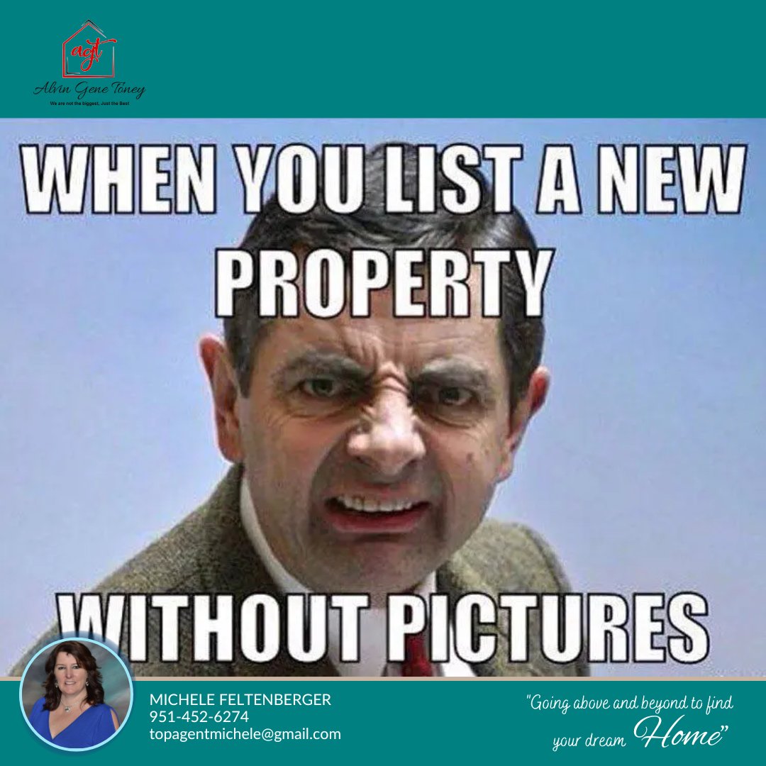Entering the real estate game like... 🏠📸 No pictures, no problem. Mr. Bean knows how to keep it mysterious. 😄🕵️‍♂️ #PicturePerfectHomes #RealEstateLaughs