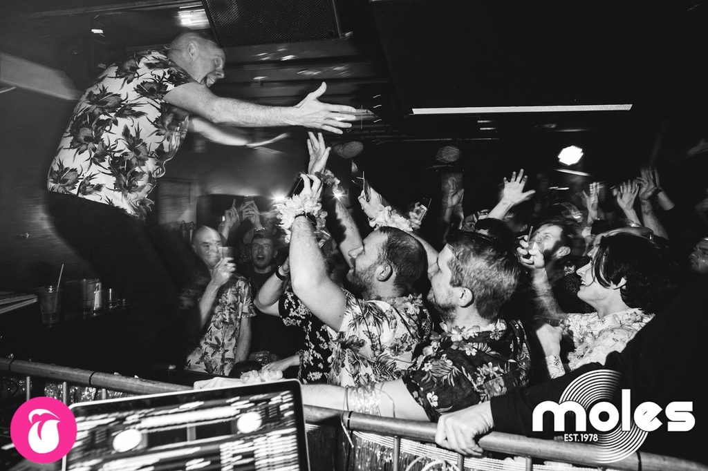 #throwbackthursday to the legend Fatboy Slim in the Moles basement in 2018!

#45YearsOfMoles #LongLiveMoles @officialfatboyslim