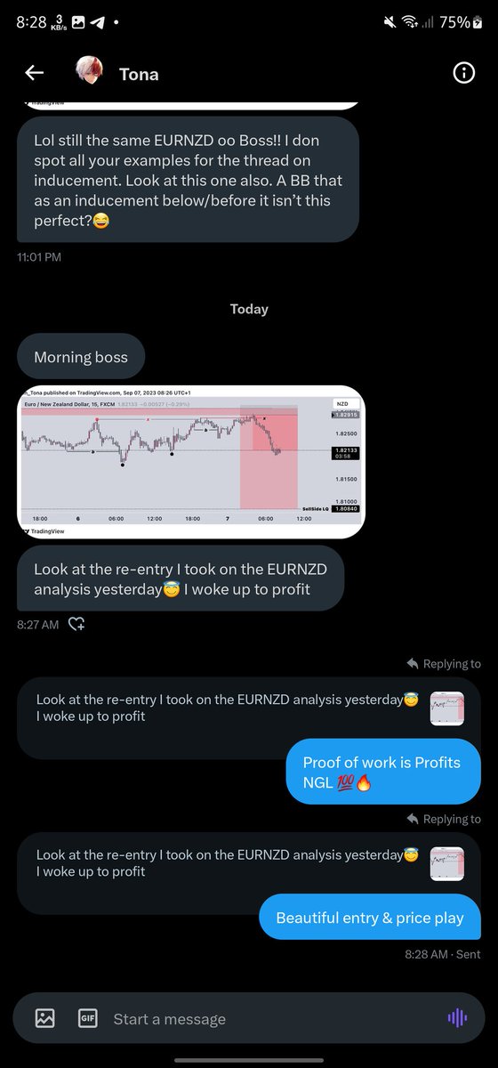 Techriztm's tweet photo. I literally live for this
Thank you, Lord❤️🫶

Learn - Backtest - Implement - Trade - Withdraw - Buy fried rice chop - Rinse &amp; Repeat

Nothing more💯🔥👊 https://t.co/vzZxy7XOKt
