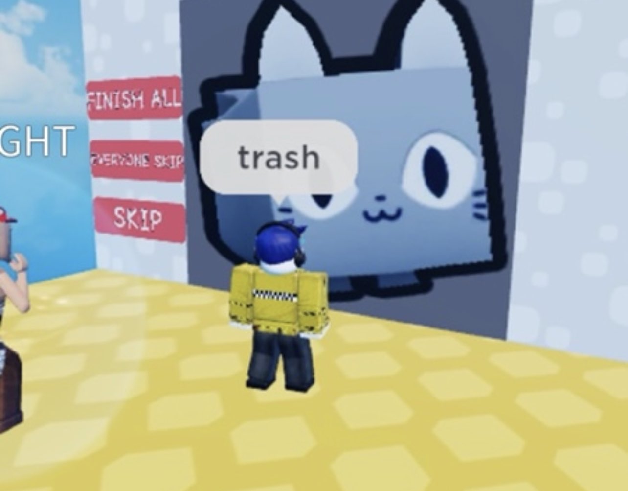 Roblox players conversing