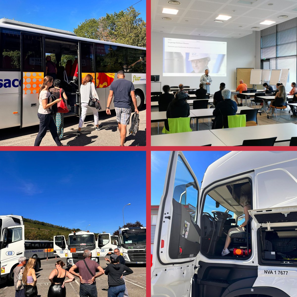 Les équipes @poleemploi_GE de #Thann et #Guebwiller ont organisé une ROUTE DES METIERS:
Un format de 2 jours de visites d'entreprises pour découvrir les secteurs de l'industrie, du transport, de la restauration et tourisme et de l'agriculture.
16 personnes en ont bénéficié 👍