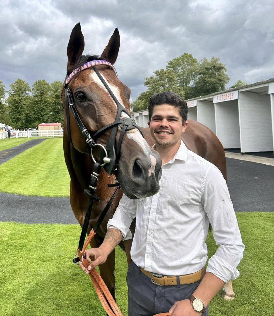 FOBRacing's tweet photo. One @haydockraces runner today where She’s A Novelty and @BrodieHampson1 go in the 2pm #TeamOBM https://t.co/mKOXNpVIax