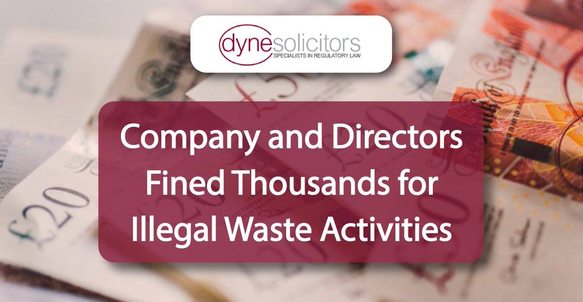DyneSolicitors's tweet photo. A recycling company based in London was found to be in breach of its waste exemptions. Due to continual breaches the company and its directors received significant fines. 
 
Find out more; https://t.co/ihu0mxRT8f 
 
#Environment #Waste #EnvironmentalLaw #DyneSolicitors #Dyne https://t.co/uPkzBbra26