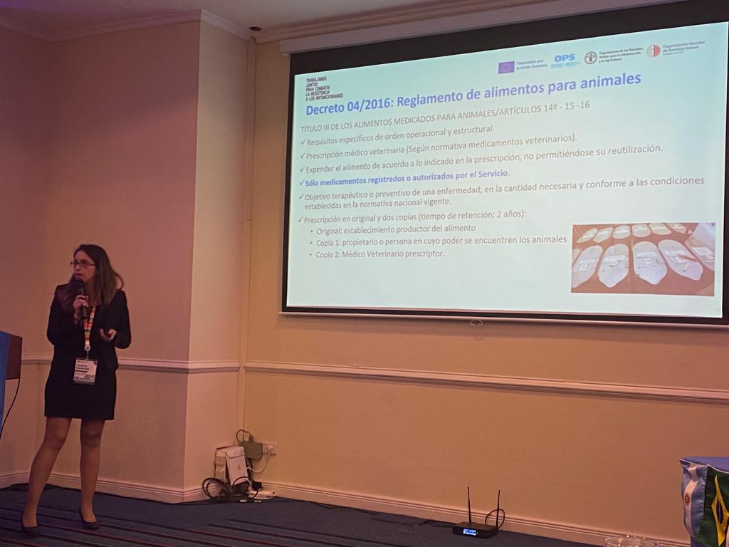 sagchile's tweet photo. Profesionales de @sagchile participan en Buenos Aires en taller @FAOenEspanol sobre resistencia a los antibióticos y los desafíos para el sector de alimentación animal, dando conocer el Sistema de Prescripción Electrónica de Antimicrobianos desarrollado por nuestra institución. https://t.co/czAs3MGkkm