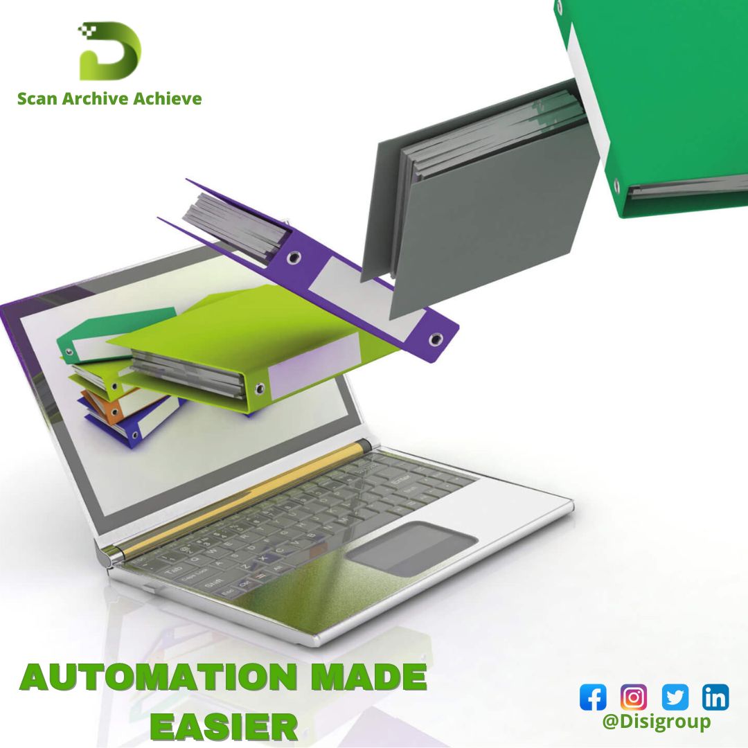 DisiGroup's tweet photo. Revolutionize your document management processes with DISI Group, where the  complexities of automation are simplified by the transformative power of scanned images.

#Digitization https://t.co/ncnZfVIZ01