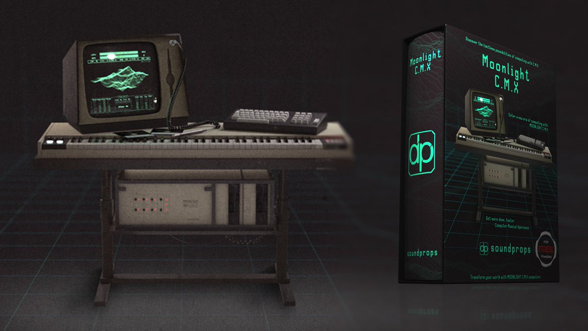 FOR FREE    -   New release, The incredible retro sound of a pioneer machine in the music industry. Moonlight CMX, Now for free. for Kontakt Full soundprops.com #kontakt #synth #nativeinstruments #retro #vintage #fairlight #fairlightcmi #daw #vst