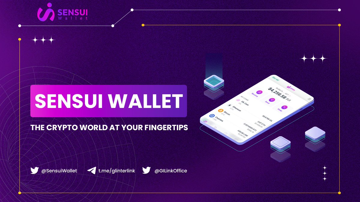 SensuiWallet's tweet photo. π―π―π― #Sensui Wallet, the crypto world at your fingertips π₯π₯π₯
#Gilecosystem #Globalinterlink #BNB https://t.co/EIKAbKkheY