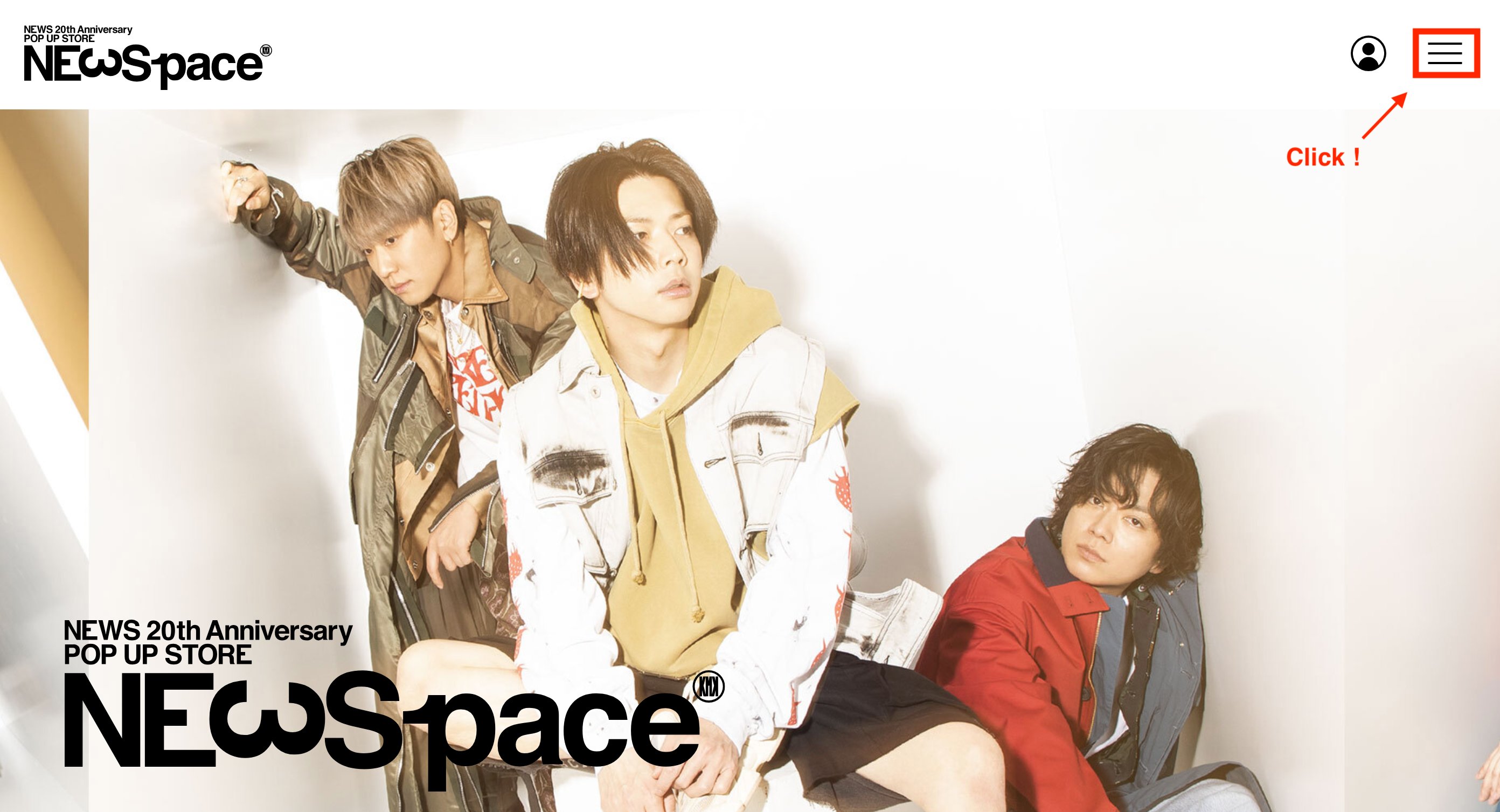 NEWS 20th Anniversary POP UP STORE NEWSpace 公式 NEWS 20th Anniversary POP UP STORE NEWSpace 公式