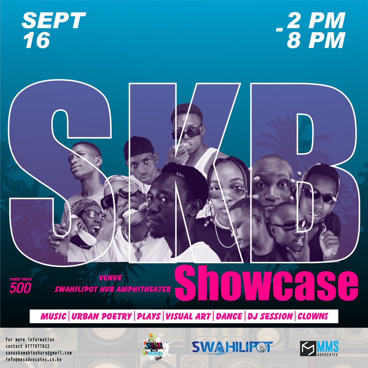 Are you ready #Mombasa for the biggest showcase you've ever witnessed? Join us <a href="/swahilipothub/">Swahilipot Hub</a> this September 16th from 2 pm to 8 pm for an unforgettable showcase of awesomeness! 

#skbshowcasemombasa
#sanaakamabiashara
#mmsadvocates