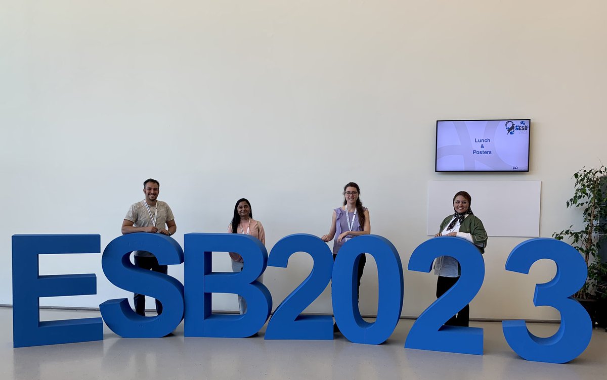 SajNaeimipour's tweet photo. M2lab team at @esb2023: Two outstanding oral presentations and two captivating posters! What a fantastic conference in a beautiful city with perfect sunny weather! ☀️ https://t.co/JAG5GExMyi