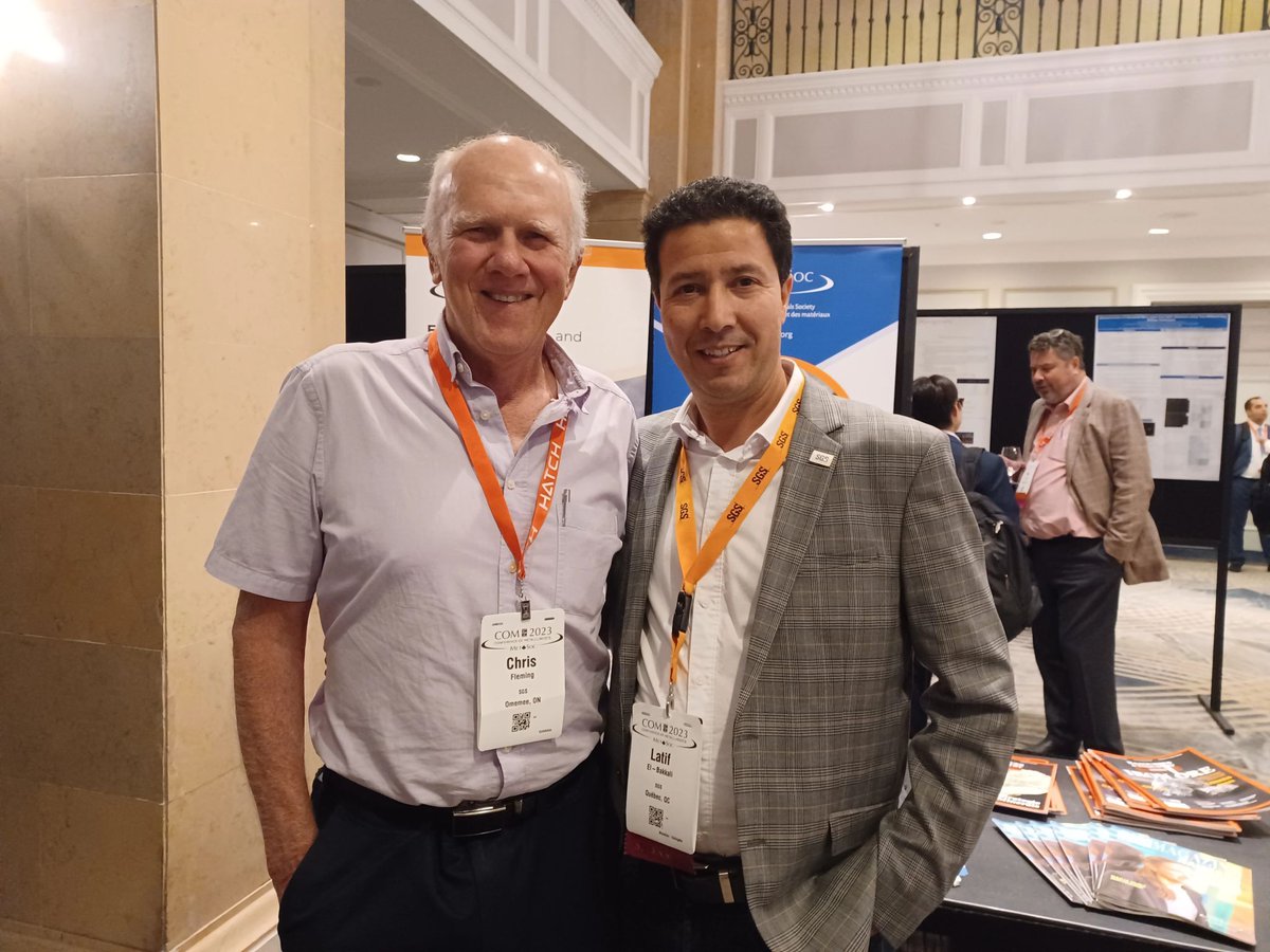 SGS_SA's tweet photo. We're thrilled to have been a part of #COM2023, a fantastic event uniting the global #metallurgy and materials community! 🌍 #SGS https://t.co/9coBvXtwLx