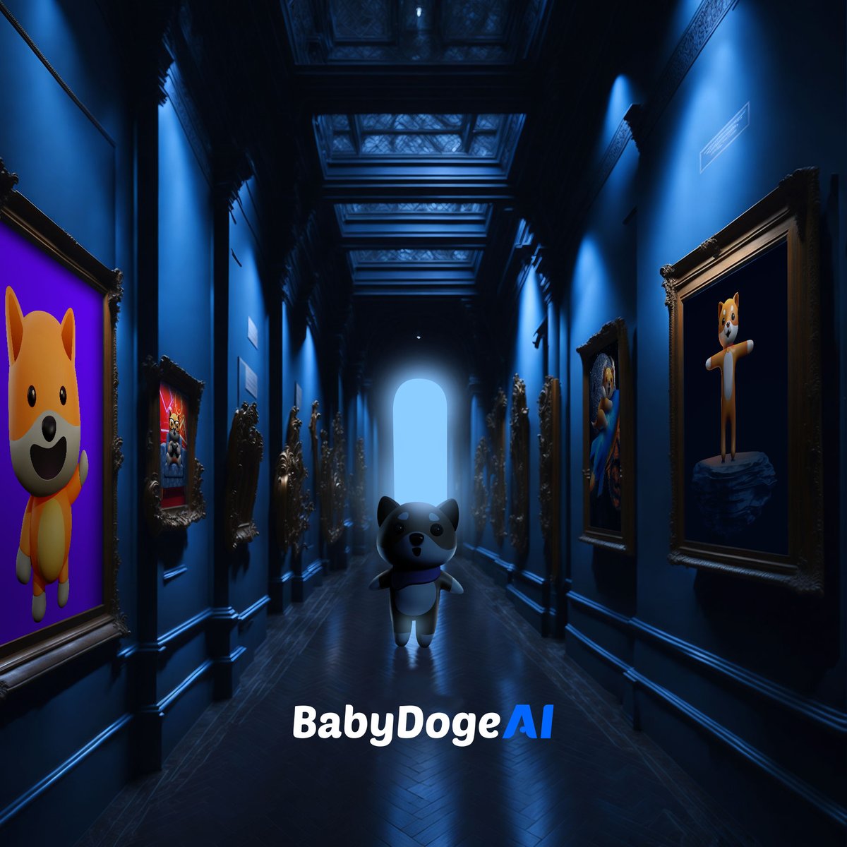 BabyDoge's tweet photo. Your prompts, your masterpieces! BabyDoge is gearing up to launch an ai platform that transforms your ideas into remarkable memes, visuals, and NFTs. By participating, you're not just creating, you're contributing to BabyDoge's flourishing ecosystem. More features below #BabyDoge https://t.co/srb2BWykaE