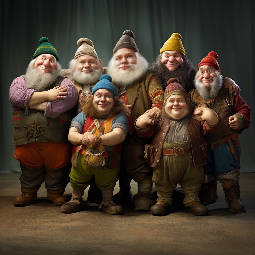 EnonicHQ's tweet photo. Amanda WW as all seven dwarfs #geekshow #javazone https://t.co/NwwjRIHHUa