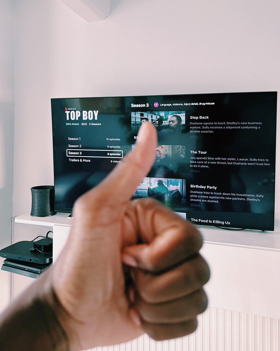 Quick story. 
I was raised on an estate in Newham, East London. 
My two favourite MCs from the area were Ghetts and Kano. 
Today, a song I recorded featuring Ghetts, opens up the final season of Top Boy, a show starring Kano. 
The End. 
<a href="/topboynetflix/">Top Boy</a>