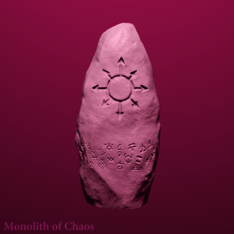 GaborBoth's tweet photo. I have a new wargaming scenery/terrain product available on Cults3D - the Monolith of Chaos! A giant slab of rock, covered in the profane runes and symbols of the dark gods. Check it out!
https://t.co/GB03uDJwte https://t.co/cjqFmrkvbS
