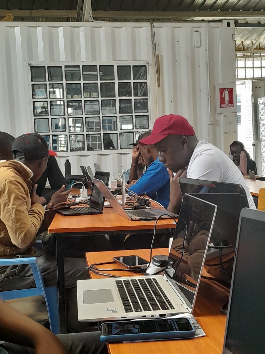 ruita_wachira's tweet photo. Climate change Nairobi County Hackathon going down @TheWEEECentre courtesy of @Africastalking with attendees from the @ATCommunityNBO and county representation from @AgollaVictor and @Circular_IHub 
#BuildWithAT #WeLoveNerds #AfricasClimateSummit #InnovateNairobi https://t.co/FAAGip2OxH
