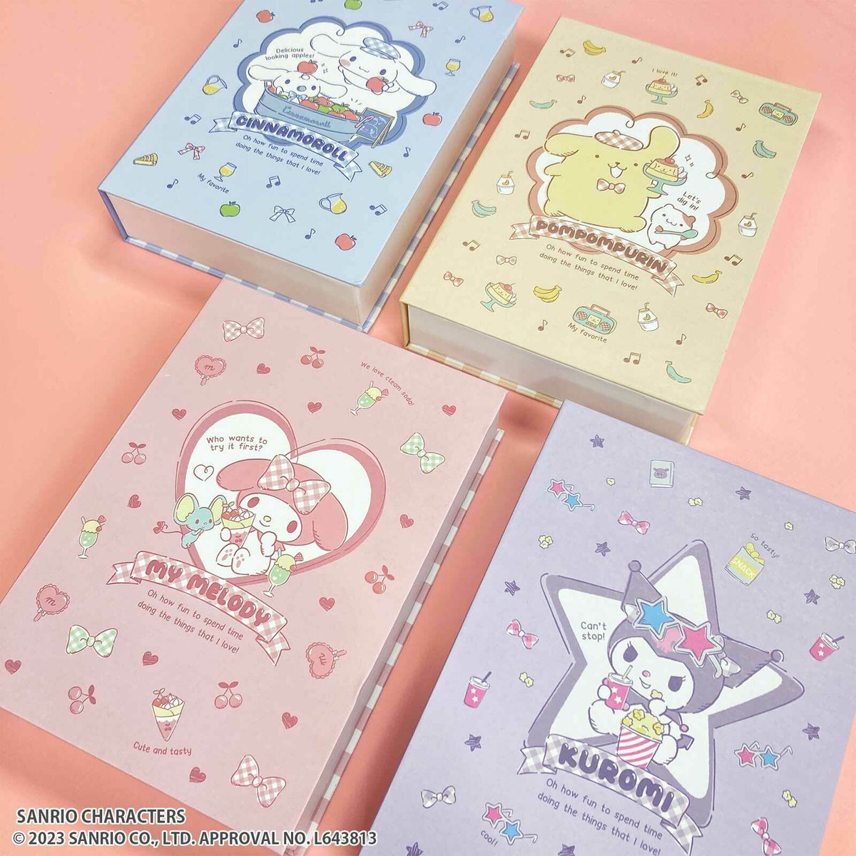 サンリオキャラクターズの フェイクブックが新登場✨ 見た目は本みたい