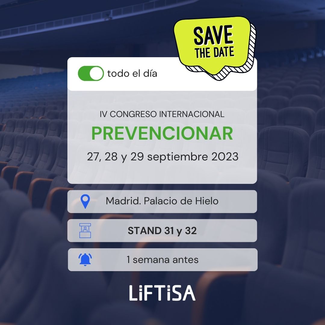 liftisa's tweet photo. ⌛ ¡Falta menos de un mes para #Prevencionar2023! ¡Visita nuestro stand!

#liftisa #liftisaworksmart #prevencionar #congreso #prevencion #PRL #seguridad #savethedate @prevencionar https://t.co/yBTtQBEvlf