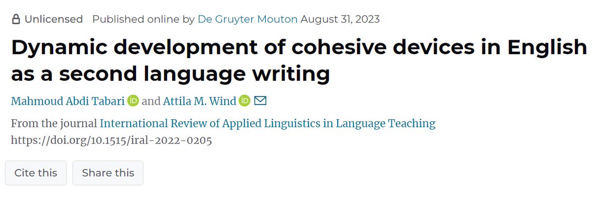 AttilaWind's tweet photo. Out now in IRAL!

Co-authored with Mahmoud Abdi-Tabari (University of Nevada Reno). https://t.co/SfvyNGlKvq