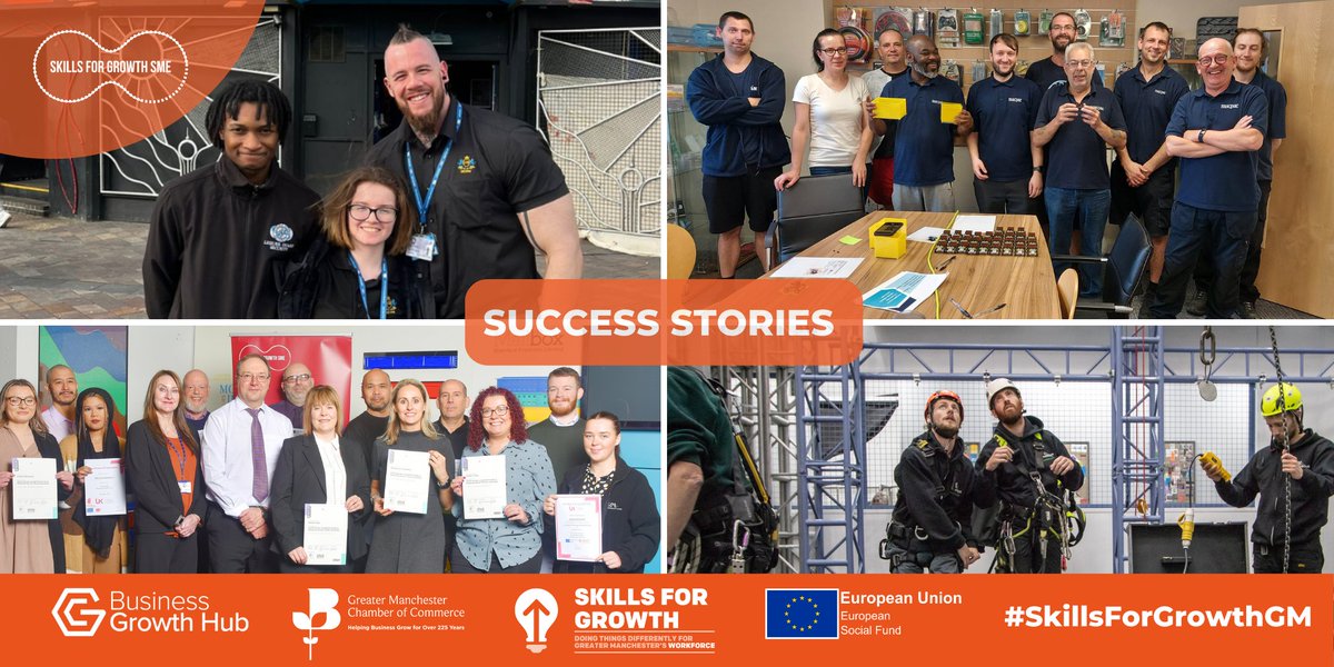 Success Stories. Here's what our GM SMEs are saying about their <a href="/SkillsGrowthSME/">SkillsForGrowthSME</a> experience

Increased staff engagement, loyalty, cohesion and camaraderie, helped with succession planning, allowed employees to build confidence trust and responsibility 

👉ow.ly/kTYb50NFHvG