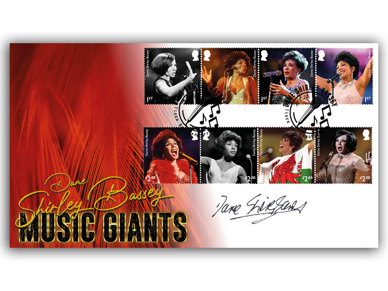 Dame Shirley Bassey Autographed First Day Cover! Released this morning and we have just 8 left in stock of the below after selling out of the other signed edition. You'll need to be super quick to reserve your copy. buckinghamcovers.com/dsb/dame-shirl… £69.95