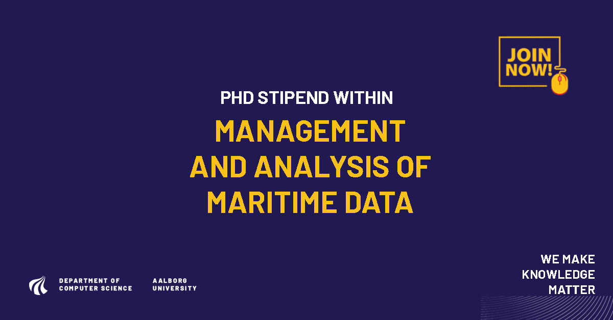 We're on the lookout for a dedicated PhD student to be part of our department, pushing the boundaries of #data management and #analytics  in the #maritime  industry!

vacancies.aau.dk/phd-positions/…

#sciencejobs #science #stem #sciencecareers #PhD #phdlife #phdjob