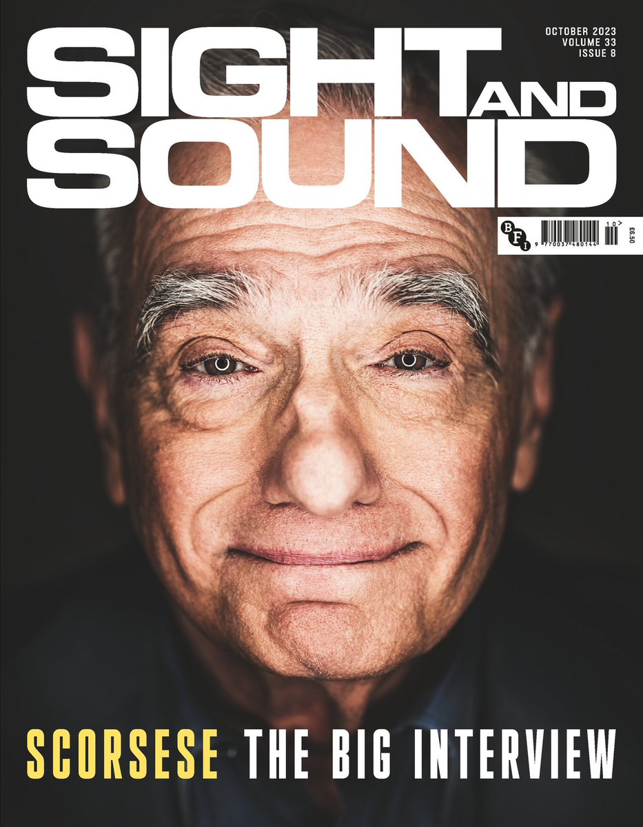 Martin Scorsese on the October cover of <a href="/SightSoundmag/">Sight and Sound magazine</a>