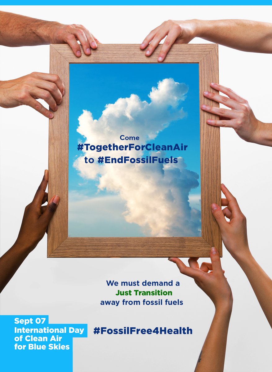 Imagine if we came #TogetherForCleanAir and solved the air pollution crisis! We could all breathe easier as we would #EndFossilFuels as well. Let’s fight for a better, happier, healthier future. #FossilFree4Health #FossilFreeAir #kisstheair #wingifyearth