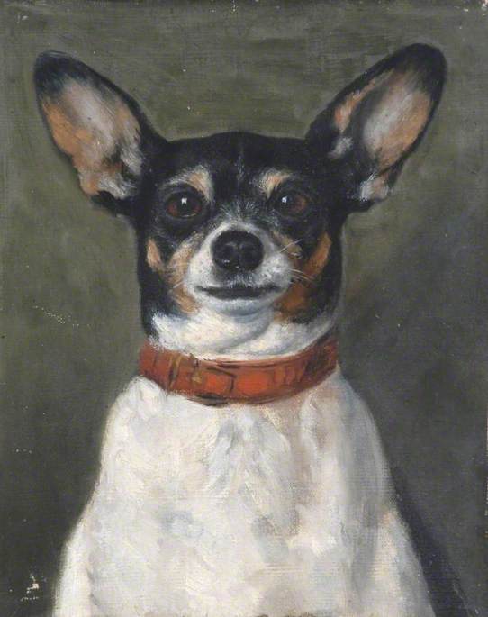 For this week’s #OnlineArtExchange we have selected a dog portrait which makes us smile 😊🐶 @artukdotorg @TheBowesMuseum