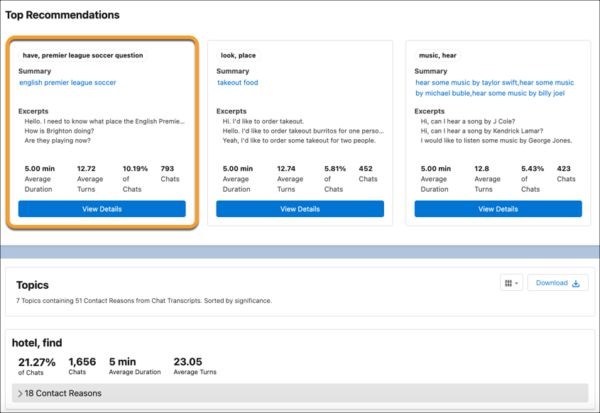 intercodec's tweet image. Service Cloud's Einstein Conversation Mining will be Generally Available in Winter '24 Release!
"Use Einstein Conversation Mining to transform conversation data into service insights and build bot intents."
help.salesforce.com/s/articleView?…