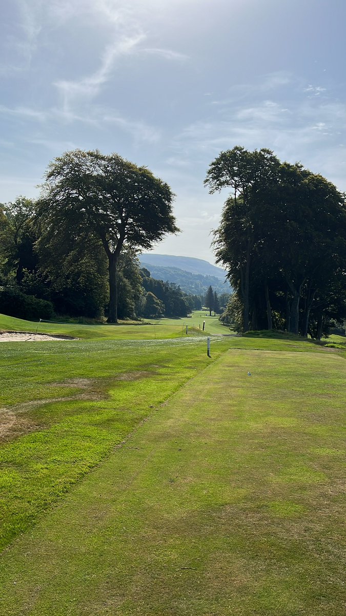 Beautiful day for golf @largsgolfclub. Well worth a visit⛳️☀️