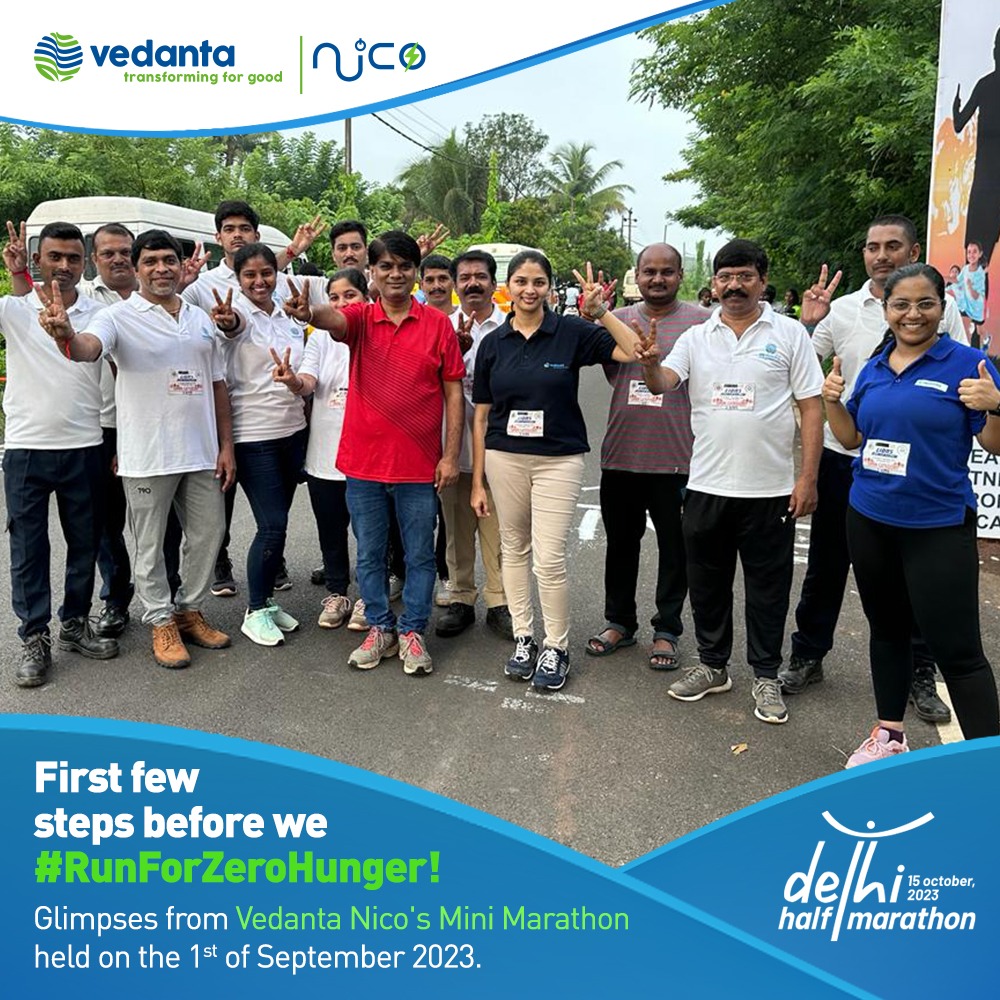 sterlite_copper's tweet image. As we pull our socks and gear up for the Vedanta Delhi Half Marathon, we urge you to participate in our #RunForZeroHunger and add to a good cause. 

The Vedanta Delhi Half Marathon returns on the 15th of October 2023. 

1 Km = 1 Meal

Register NOW!
Link in Bio.

#VedantaDHM23