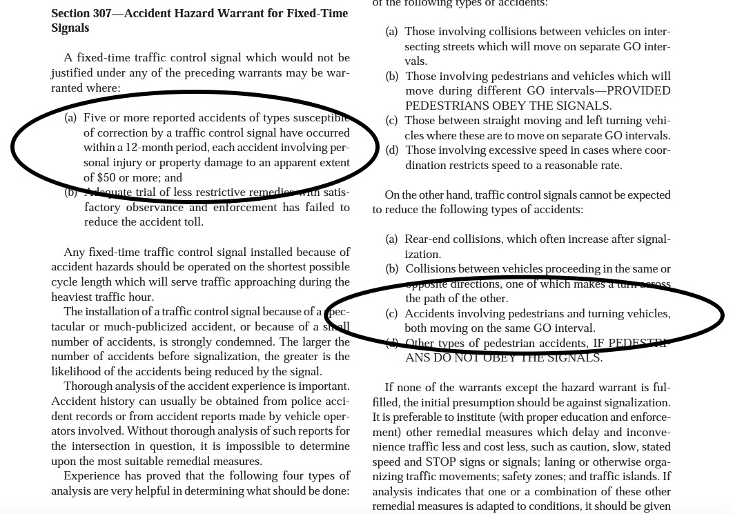 Sewage and sanitation, another branch of civil engineering, are so good at their jobs, that system failure resulting in harm or death makes national news. Traffic engineering is so bad at safety that system failure resulting in harm or death is baked into their models and code.