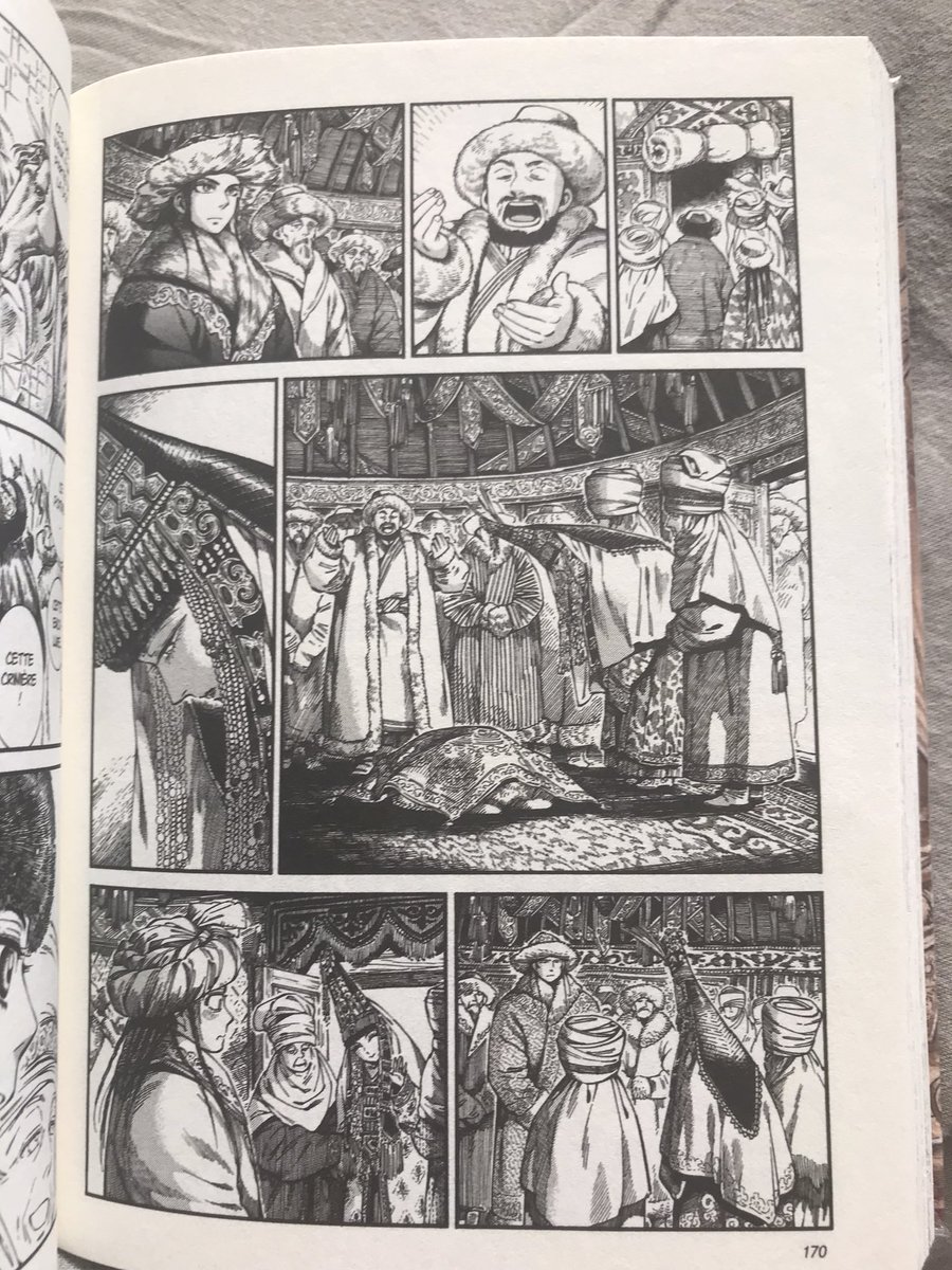 TheOtaking's tweet photo. I love A Bride's Story so much. Kaoru Mori is one of the best mangaka out there. There is like only one volume released each year, but her drawings are so detailed and beautiful, I understand why she takes so much time. 
It's a must-read!!! https://t.co/abpIaAAyR5