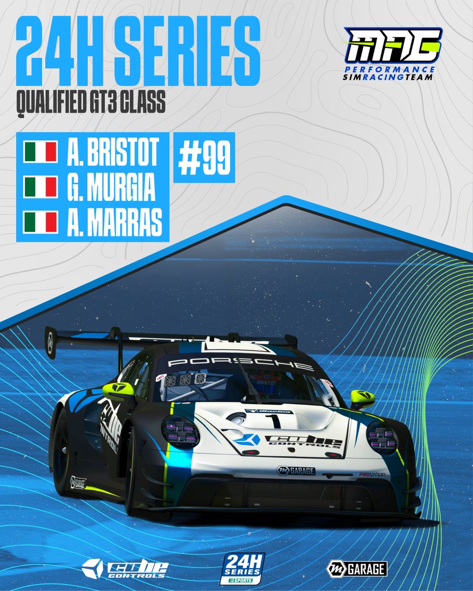 MAG-Performance SimRacing Team (@magsimracing) on Twitter photo We are pleased to announce that we have qualified in <a href="/24H_ESPORTS/">24H SERIES ESPORTS</a>
Good job boys!
๐ฅ๐ฅ๐ฅ
<a href="/Cube_Controls/">Cube Controls</a> - <a href="/GarageMajors/">Majors Garage</a> - <a href="/Pro_Livery/">Pro Livery</a>
#Simracing #iRacing We are pleased to announce that we have qualified in <a href="/24H_ESPORTS/">24H SERIES ESPORTS</a>
Good job boys!
๐ฅ๐ฅ๐ฅ
<a href="/Cube_Controls/">Cube Controls</a> - <a href="/GarageMajors/">Majors Garage</a> - <a href="/Pro_Livery/">Pro Livery</a>
#Simracing #iRacing