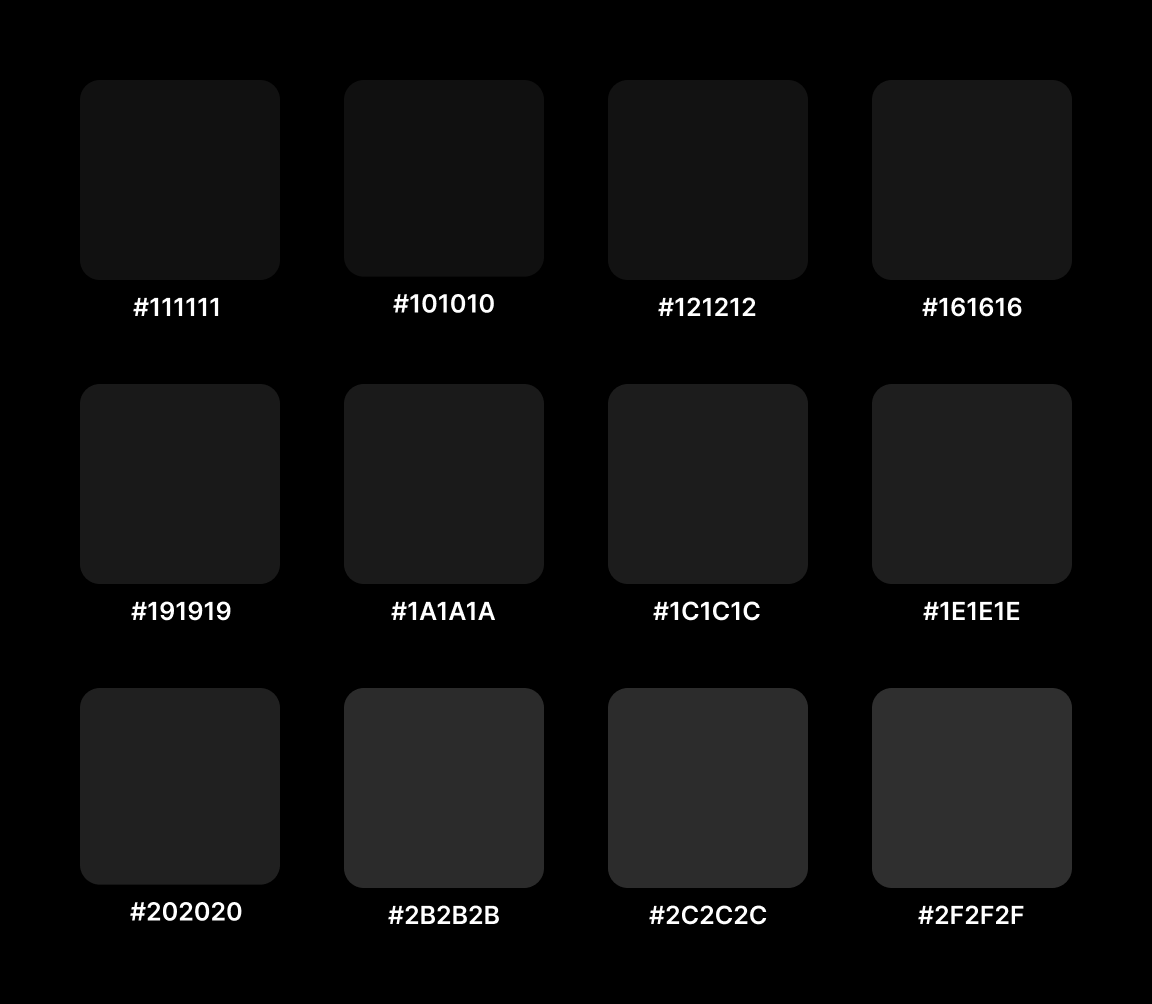UiSavior's tweet image. A quick reminder, here're 12 black alternatives for your next project: