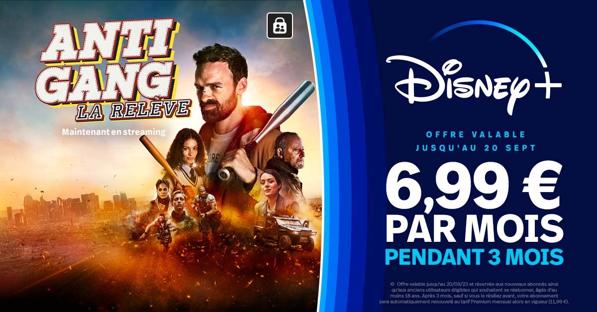 TechradarFrance's tweet photo. Disney+ : profitez de la promo de la Rentrée avec -20% sur 3 mois d’abonnement !

https://t.co/UbgfUah6bu

Pour la rentrée scolaire, Disney+ propose une offre exceptionnelle avec une économie de 20% sur l’abonnement mensuel pendant 3 mois. On vous dit tout ci-dessous.… https://t.co/exMeqSq0F0