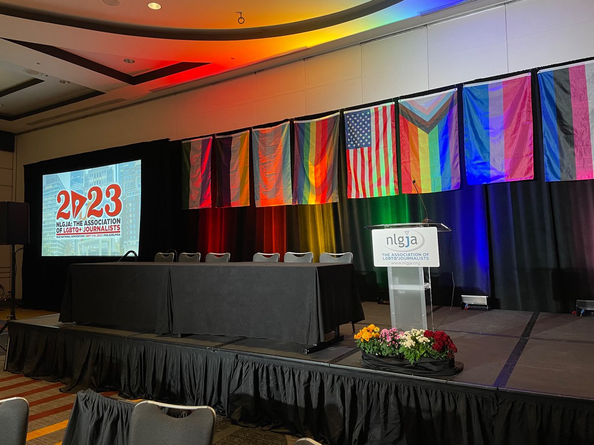 So cool to take this stage (for a few minutes!) at @nlgja #NLGJA23 to talk about my forthcoming book. And I was in excellent company! There are some stellar LGBTQ+ books coming your way, folks.