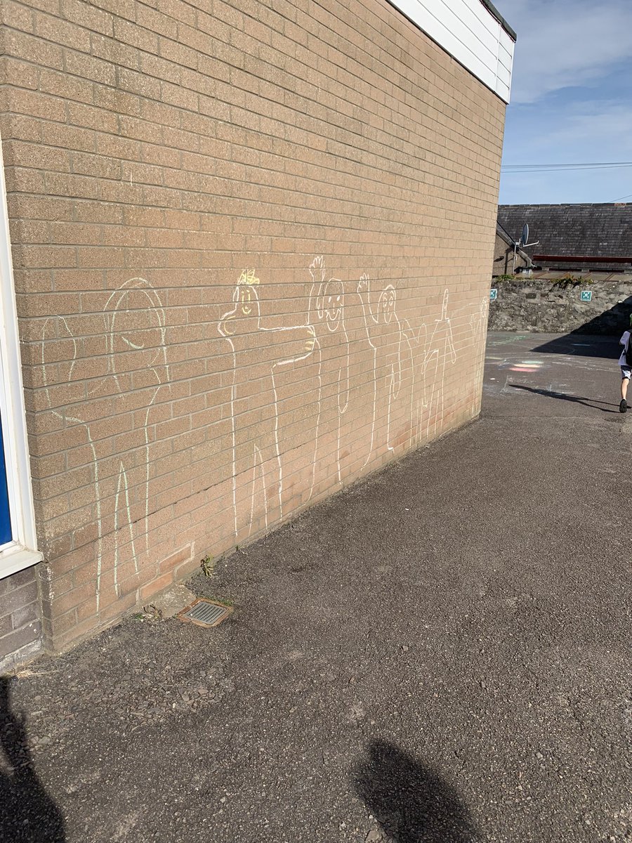 Shadow friends came out to play in the sun! Who would you play with?