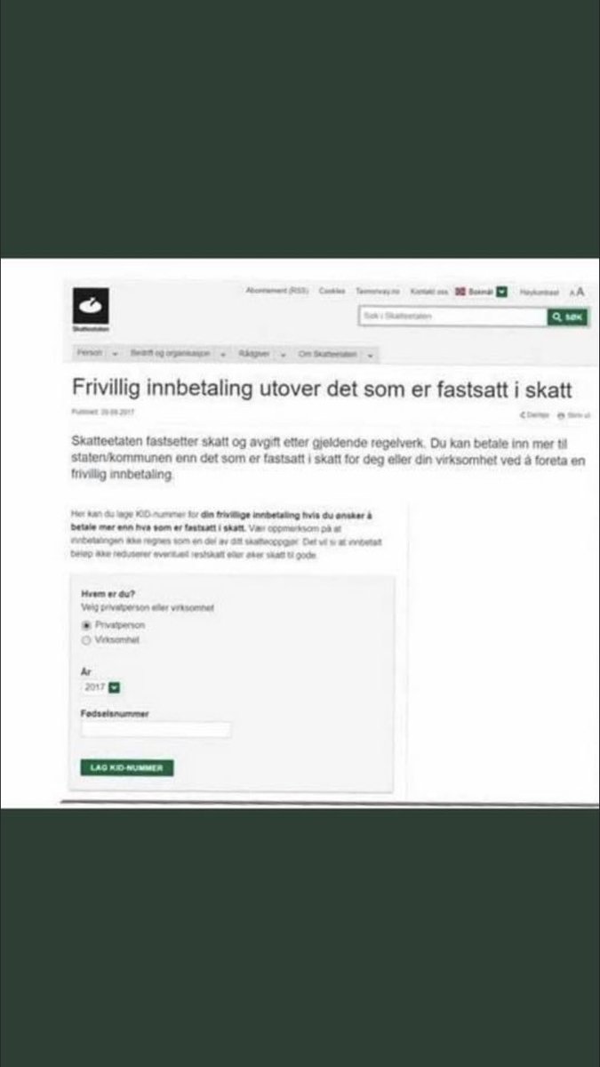 Alle dere som betaler skatt med glede og mener vi skal betale mer!