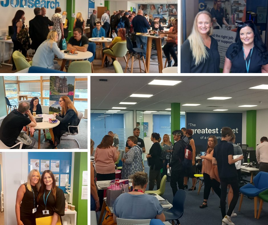 StartScotland's tweet photo. Another successful Jobs Fair finished today. Well done to all of our teams for their hard work in enabling our participants to meet with prospective employers, hand out CVs and secure interviews. We can't wait to hear what jobs starts come back from this! https://t.co/bKJPaYBYfq