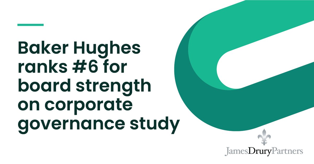 We’re honored to have been recognized by @JDruryPartners in the 8th edition of corporate governance study, The Weight of America's Boards, ranking No.6 out of a total of 650 American corporations. Learn more about the recognition here: lnkd.in/er6WVzxt