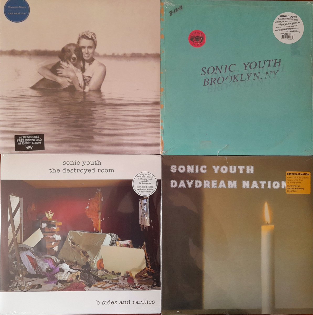 TRecsss's tweet photo. Los vinilos: seres vivos a su manera.
Estos álbumes recién llegados buscan casa.
Los vemos a las 2pm en el local.
https://t.co/1O00j3pv7l
#tearecs #sonicyouth #ohsees #ginabirch #theclientele https://t.co/mic0npVfzj