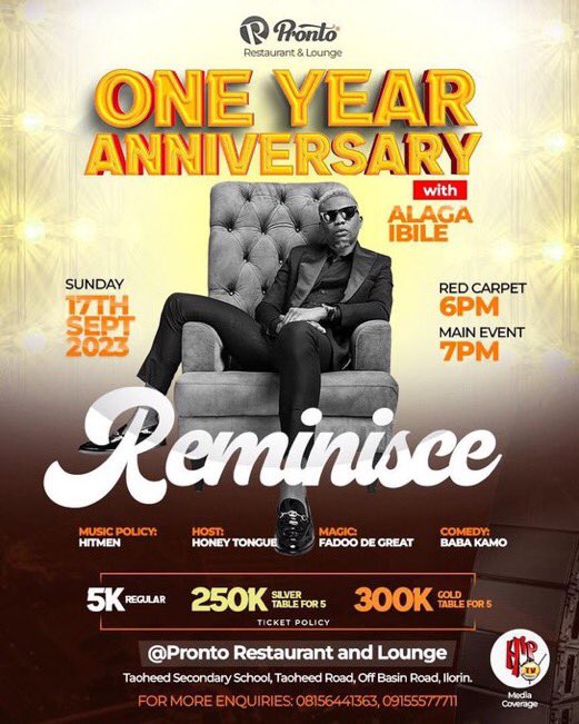 Smallmalik01's tweet photo. Less than 10 days to go to celebrate one full year of excellence from Pronto Restaurant and Lounge. #prontoat1 welcomes you all https://t.co/dkHDTvvqk3