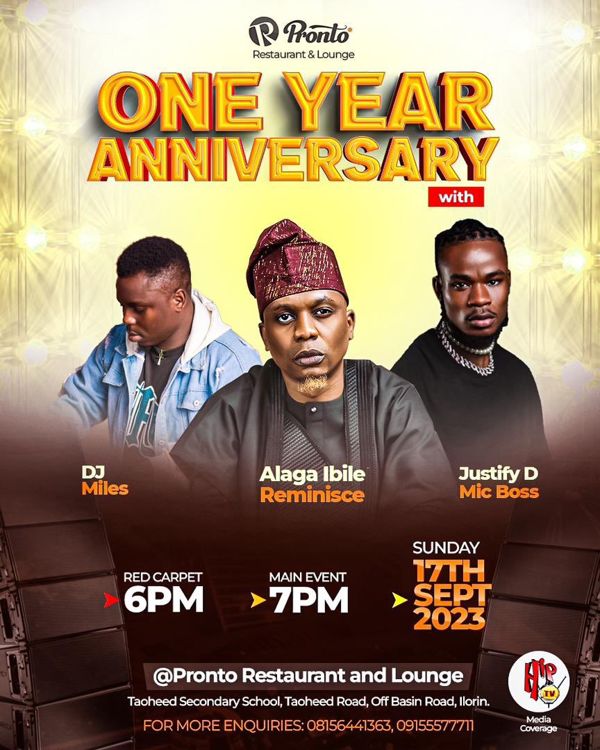 Smallmalik01's tweet photo. Less than 10 days to go to celebrate one full year of excellence from Pronto Restaurant and Lounge. #prontoat1 welcomes you all https://t.co/dkHDTvvqk3
